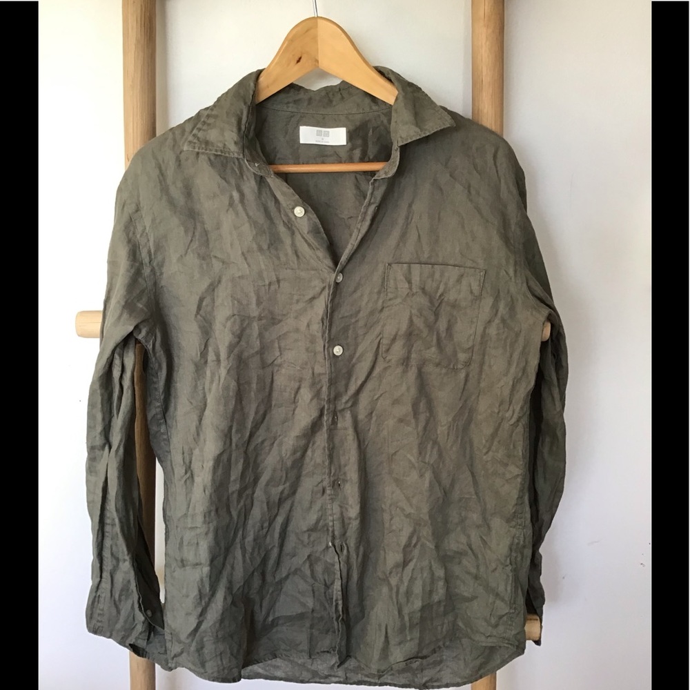 100% Linen button up
